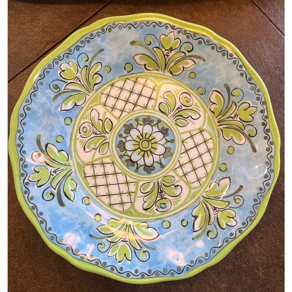 LeCandeaux Melamine Salad/Desert Plates Set of 8 - Picture 1 of 5